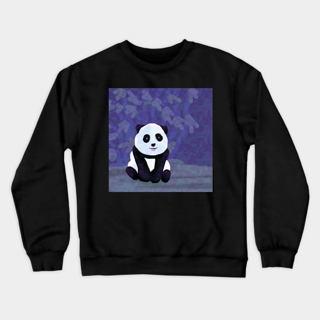 panda Crewneck Sweatshirt by chequer